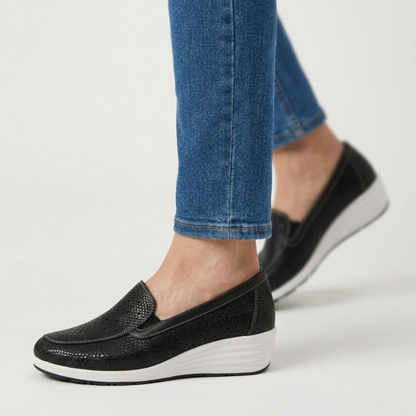 Ermione | Orthopedic Leather Loafers Comfortable Supportive Everyday Women comfortable shoes women leather loafers orthopedic loafers women supportive loafers walking shoes