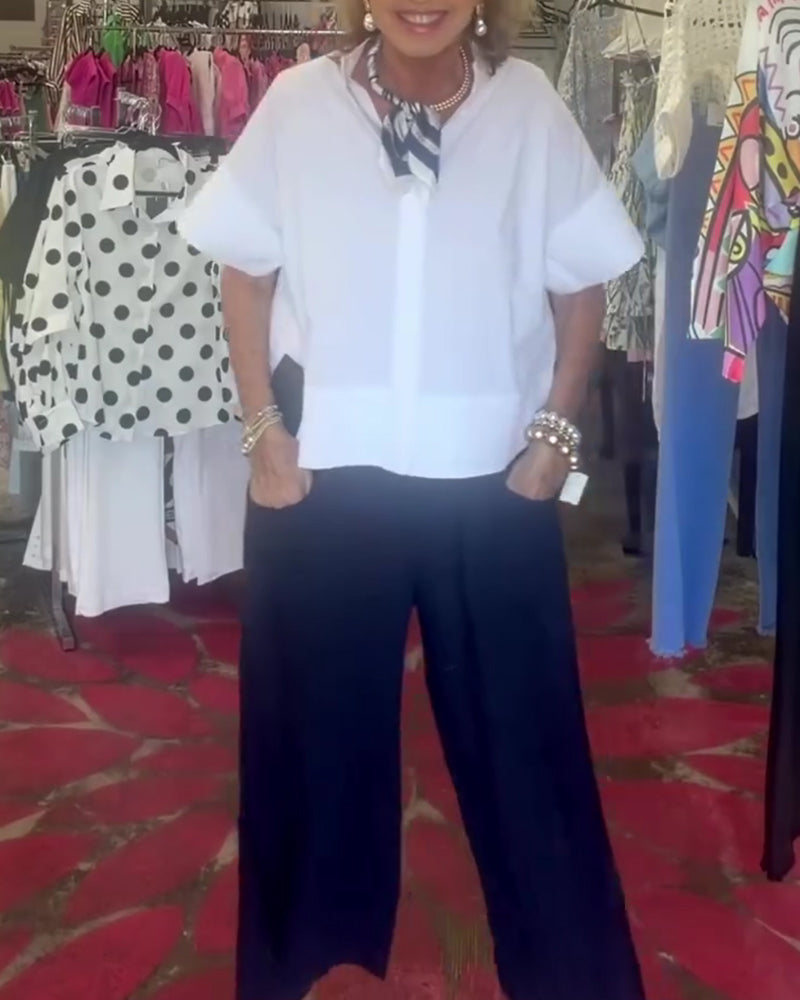 Loose Short-Sleeve Shirt