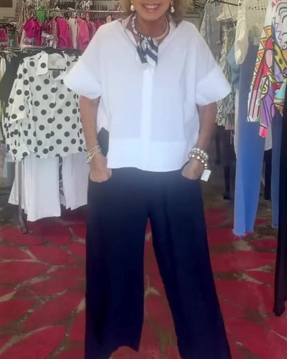 Loose Short-Sleeve Shirt