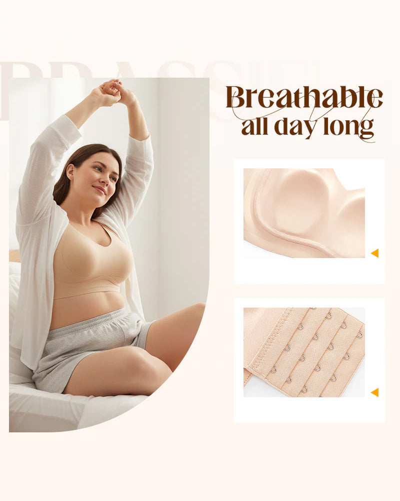 Anti-Sag Full Coverage Wireless Support Bra