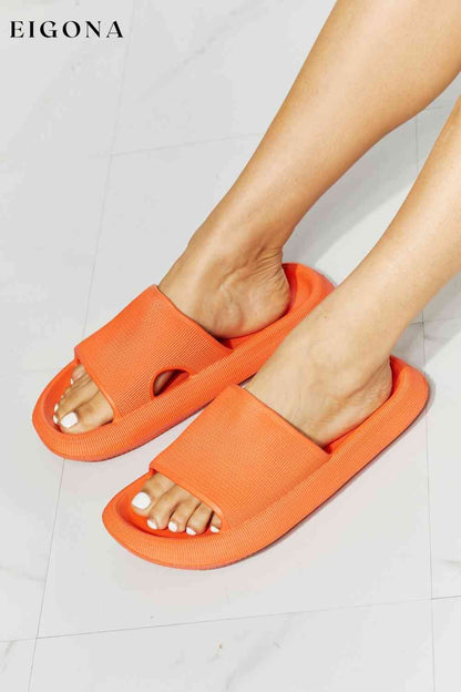 Arms Around Me Open Toe Slide in Orange Melody Ship from USA shoes womens shoes