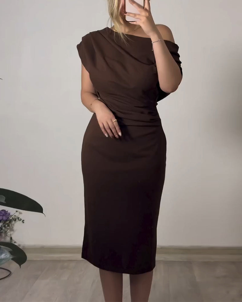 Off-The-Shoulder Elegant Dress