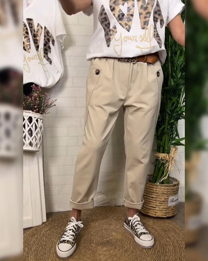 Pantaloni a matita harem