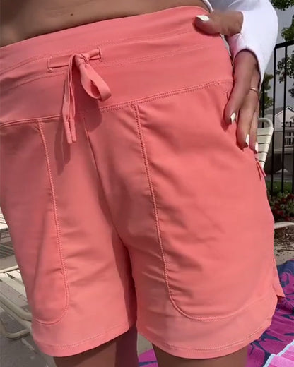 Drawstring Casual Shorts