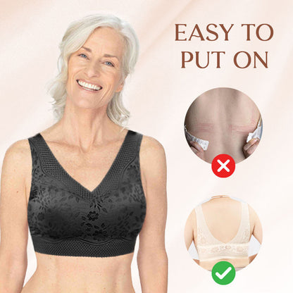 BreezyBloom - Sexy Beautiful Back Breathable Thin Bra