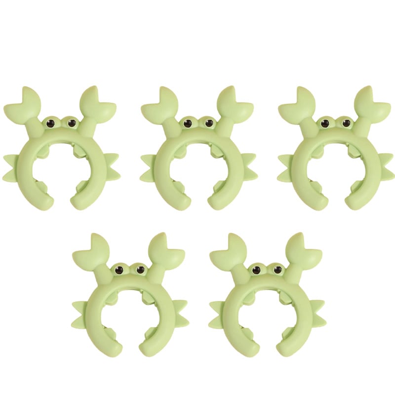 Silicone crab spatula placement rack