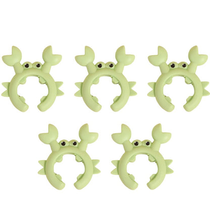 Silicone crab spatula placement rack