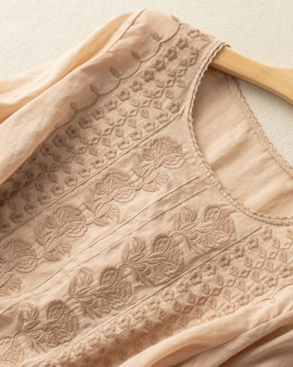 Retro Breathable Crew Neck T-Shirt