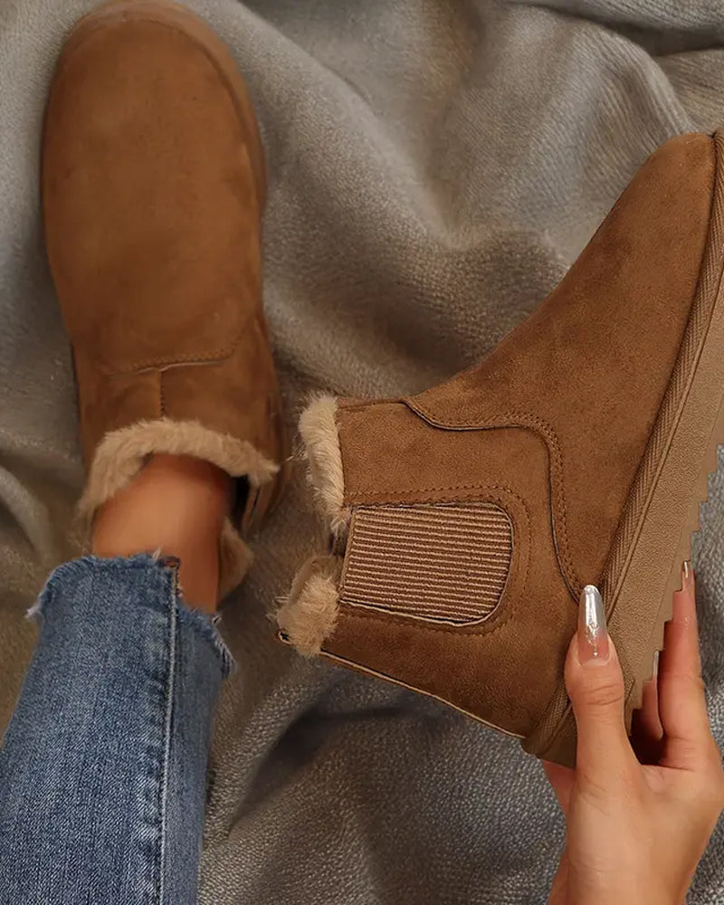 Women's Thick Soled Winter Snow Boots