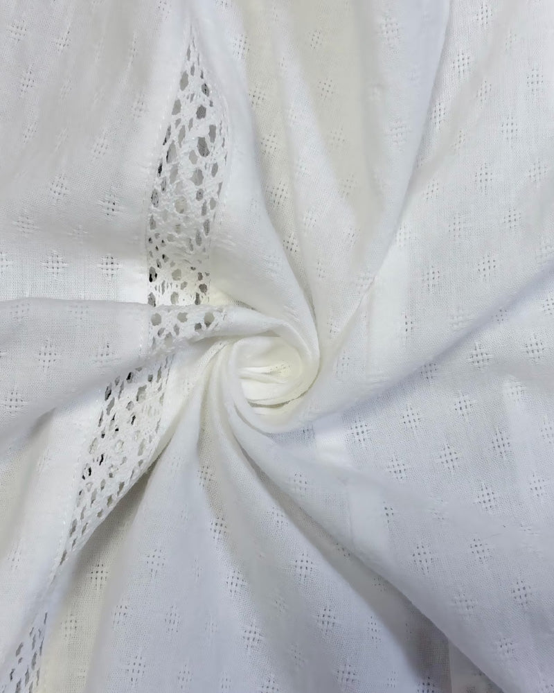 V-Neck Hollow Out Blouse