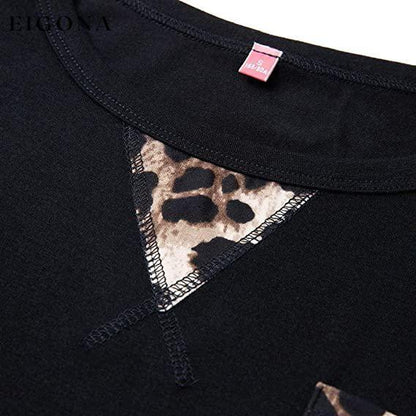 Women's Summer Tank Tops Leopard Pocket Sleeveless Blouse __stock:200 clothes refund_fee:800 tops