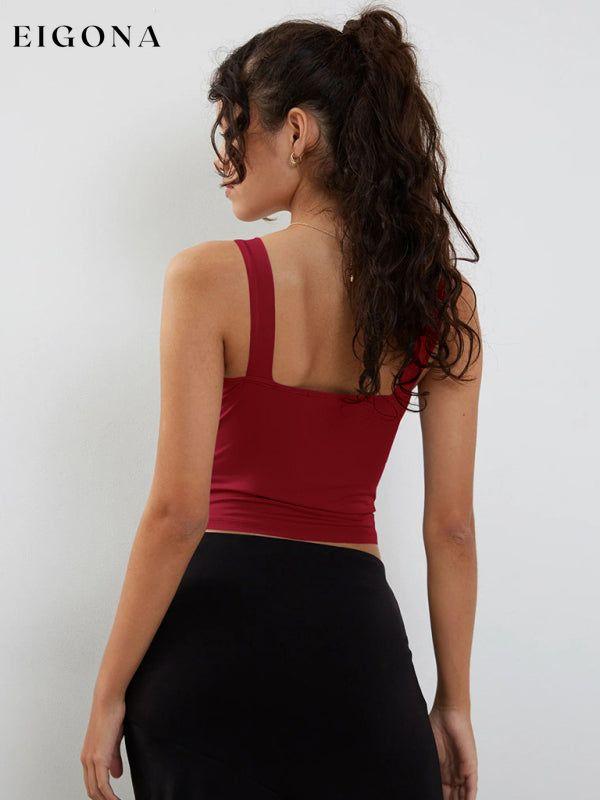 Sexy slim fit hot girl camisole for women clothes cropped cropped top shirt top
