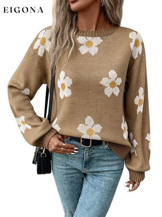 New Fashion Women's Long Sleeve Jacquard Sweater clothes Sweater sweaters