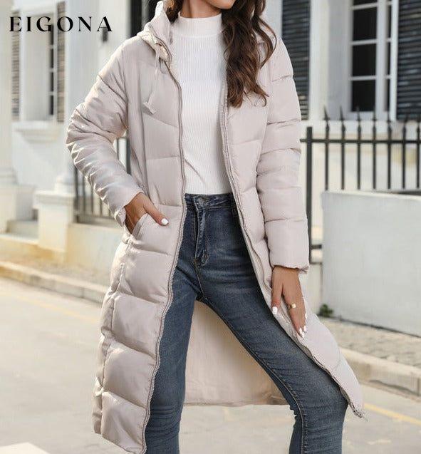 New winter mid-length slim cotton jacket warm down cotton Long Puffer Winter Coat jacket Khaki clothes Jacket Coat Jackets & Coats