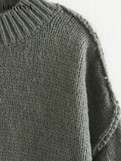 Women's Street Fashion Seamless Long Sleeve Loose Knit Fashion Sweater clothes Sweater sweaters Sweatshirt