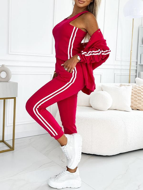 Casual Sports Fashion Cardigan Suit Suit