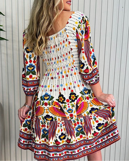 Women's Printed Pattern Dress Dress