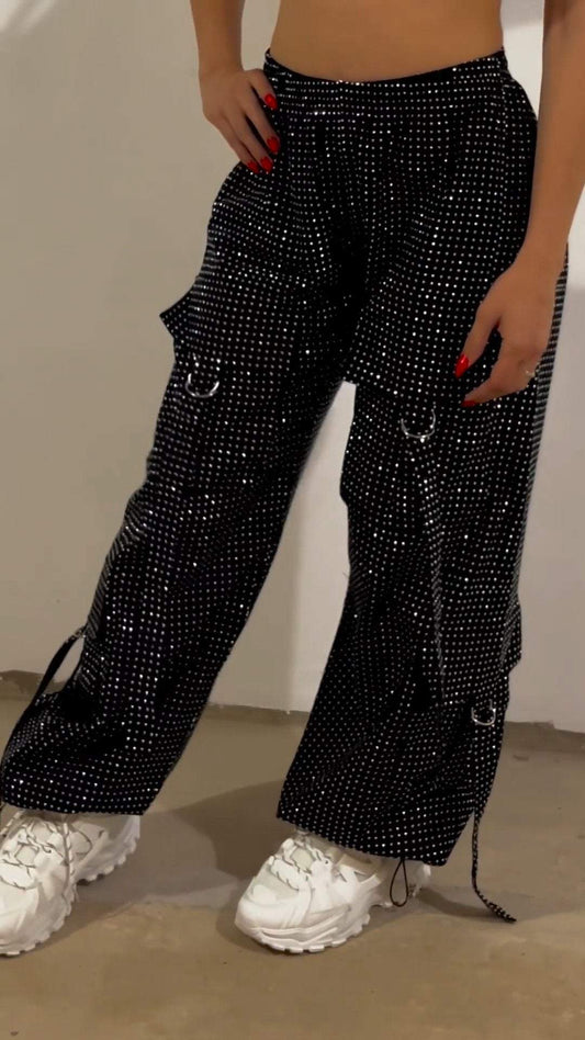 Women's Sequined Trousers Pants