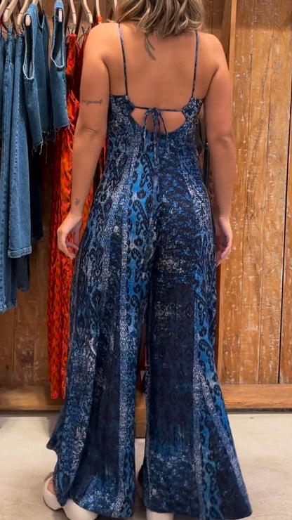 Women's Printed Camisole Jumpsuit Jumpsuit