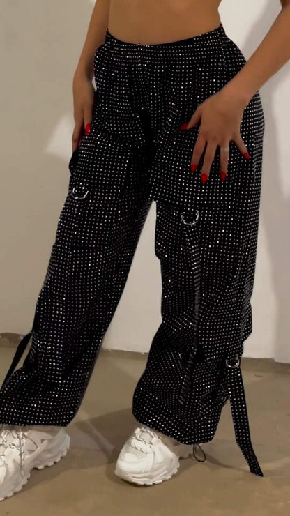 Women's Sequined Trousers Pants