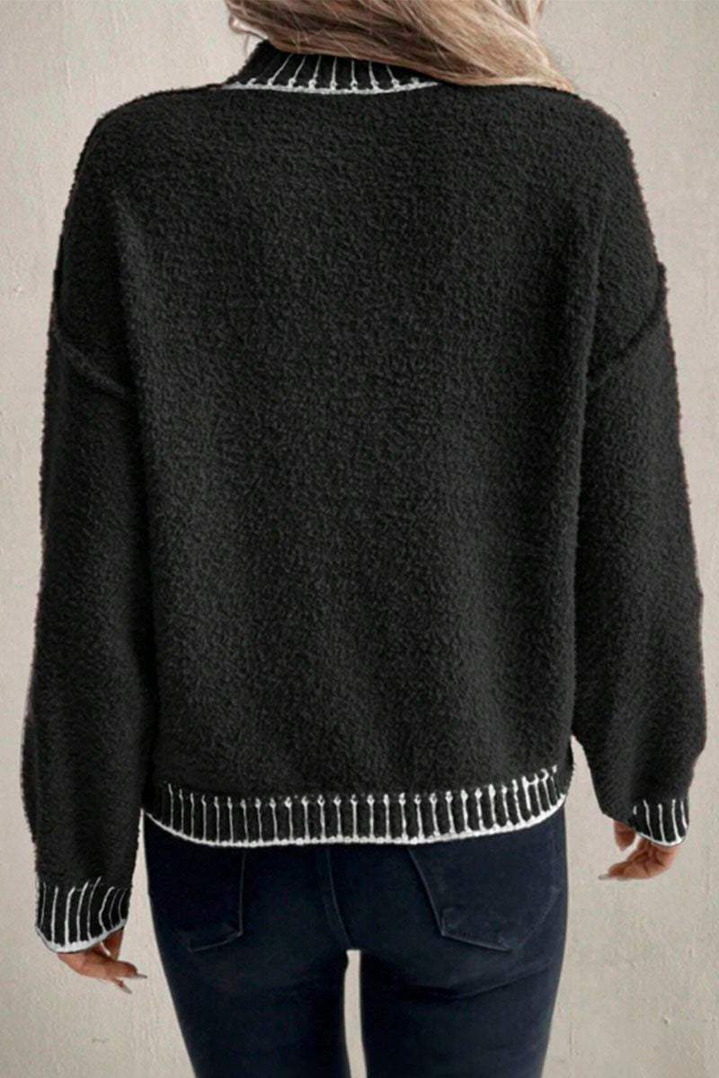 Women's Casual Loose Knitted Sweater sweaters Top