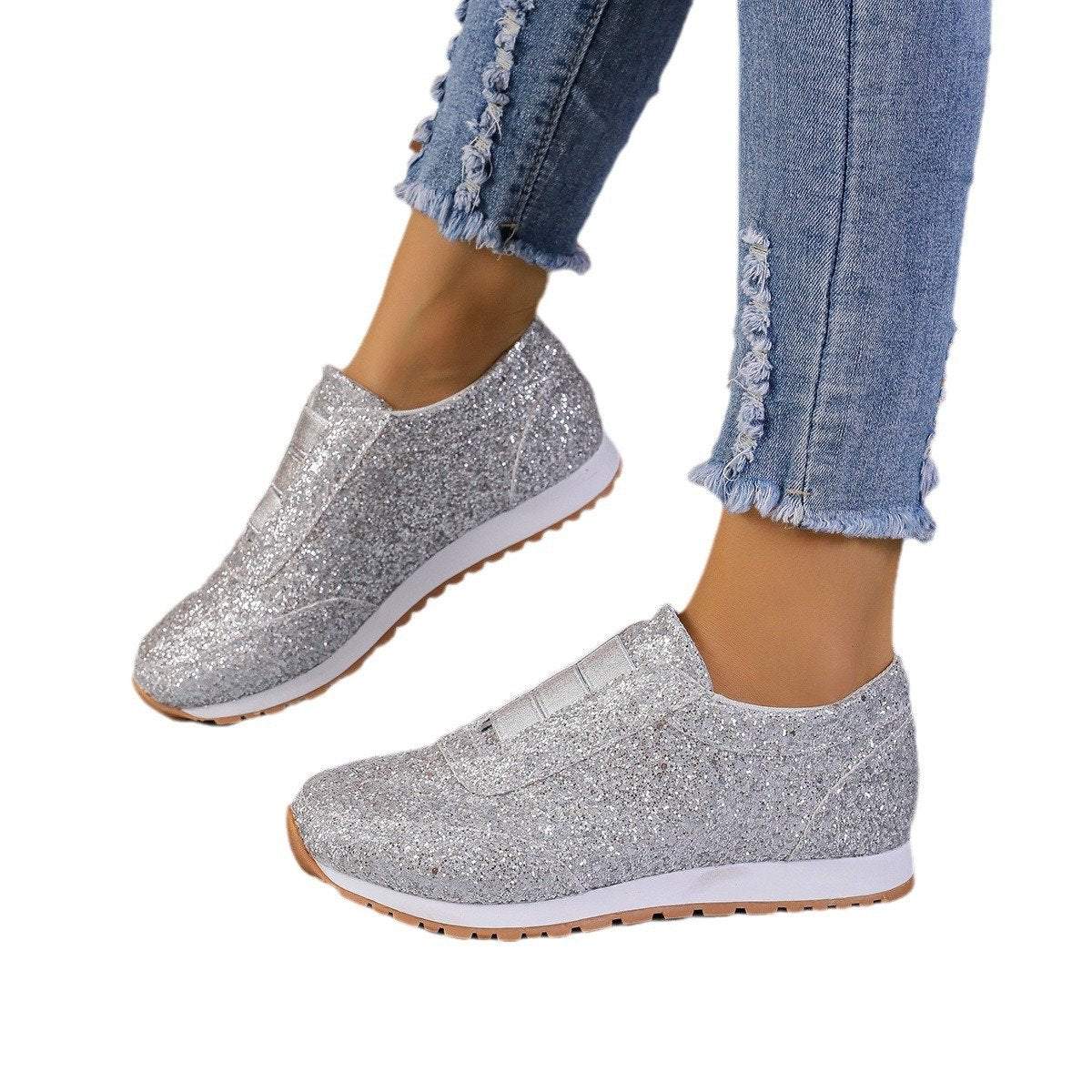 Women's Sequined Casual Sports Shoes Shoes