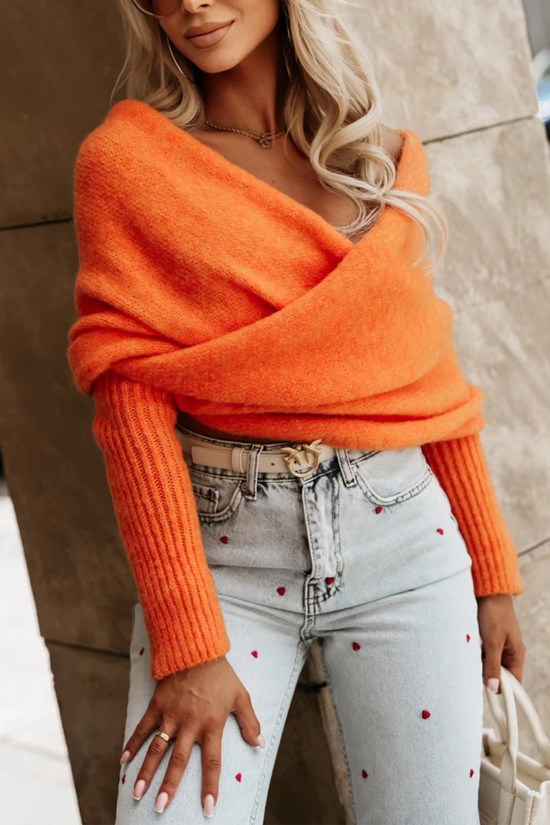 Women Should Wear Knitted Long-sleeved Sweaters In Autumn Sweaters tops