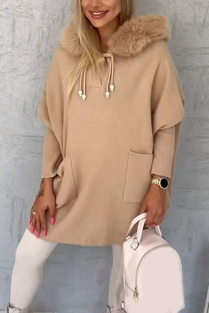 Women's Casual Hooded Long-sleeved Sweater Cotton Sweatshirts & Hoodies Top