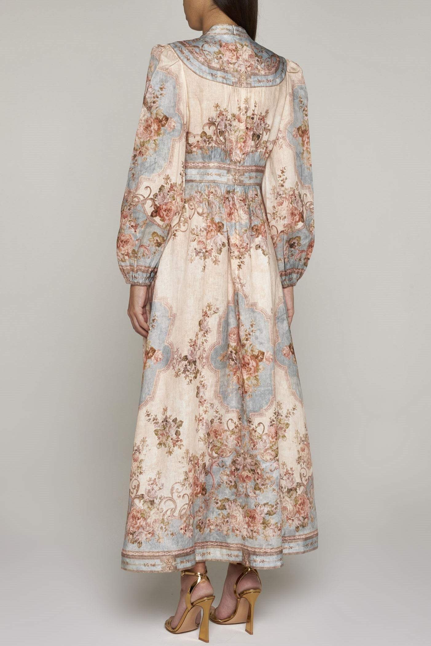 Floral Button Long Sleeve Maxi Dress Dresses New Arrivals