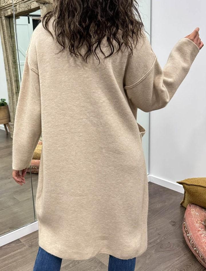 Women's Casual Solid Color Sweater Cardigan Coat coat