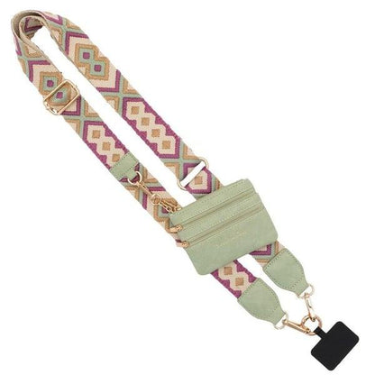 ?Phone Strap with Zippered Pouch acc