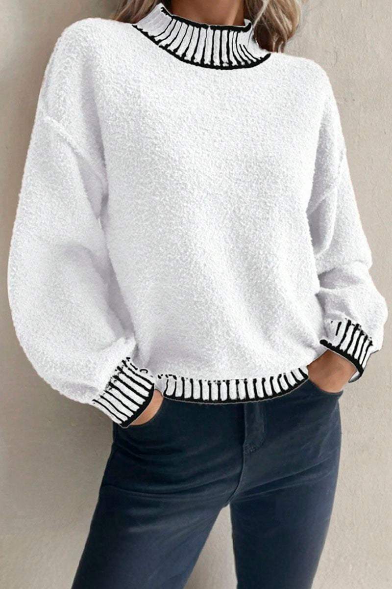 Women's Casual Loose Knitted Sweater sweaters Top