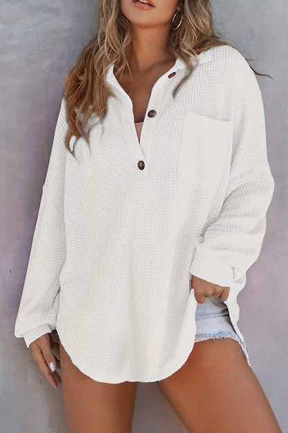 Women's Loose Solid Color Casual Pullover Sweater sweater Top