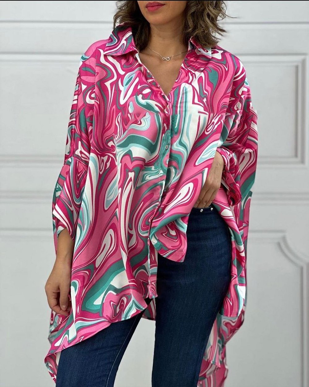 Women's Abstract Pattern Top Top