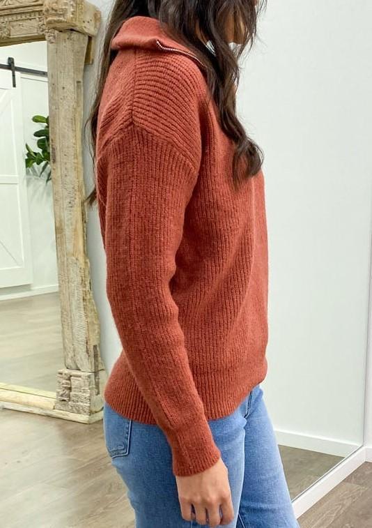 Women's Sweater Solid Color Base Stand Collar Tops tops