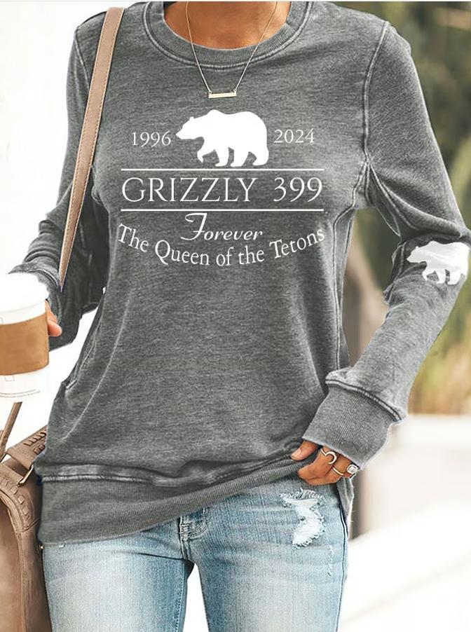 Women's Casual Letter Print Long Sleeve T-Shirt SHIRTS Top