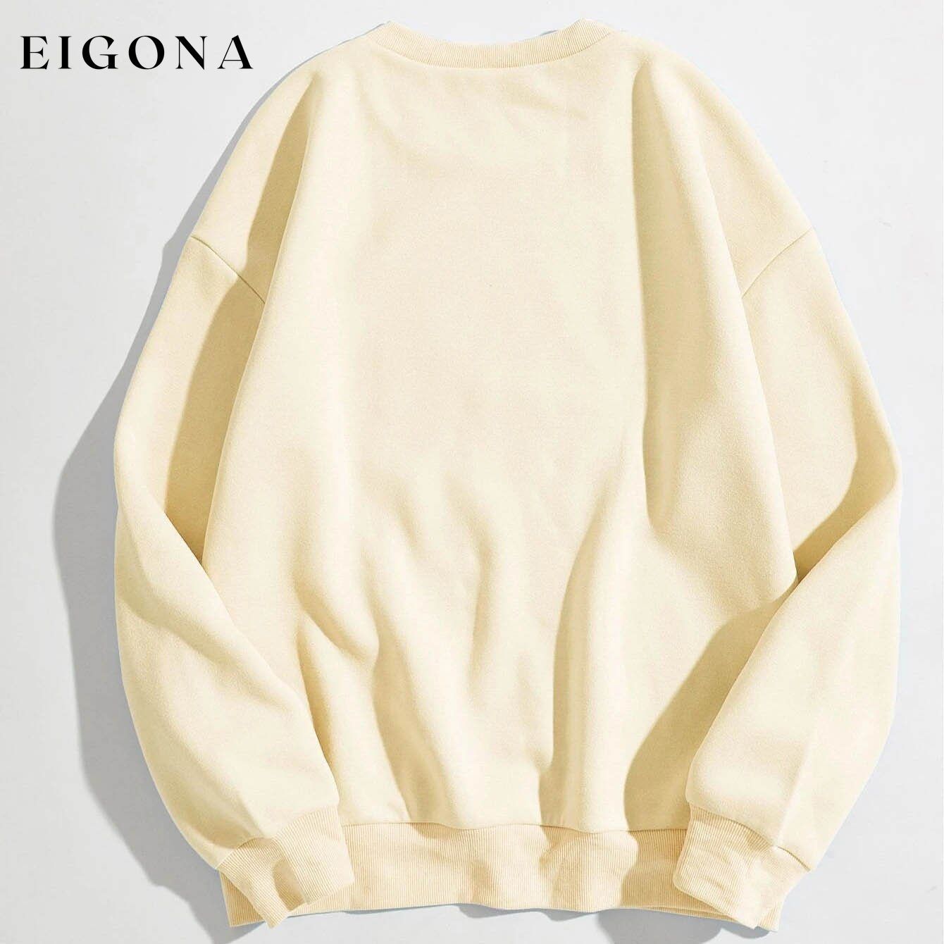 Letter Graphic Thermal Lined Sweatshirt __stock:500 clothes refund_fee:800 tops