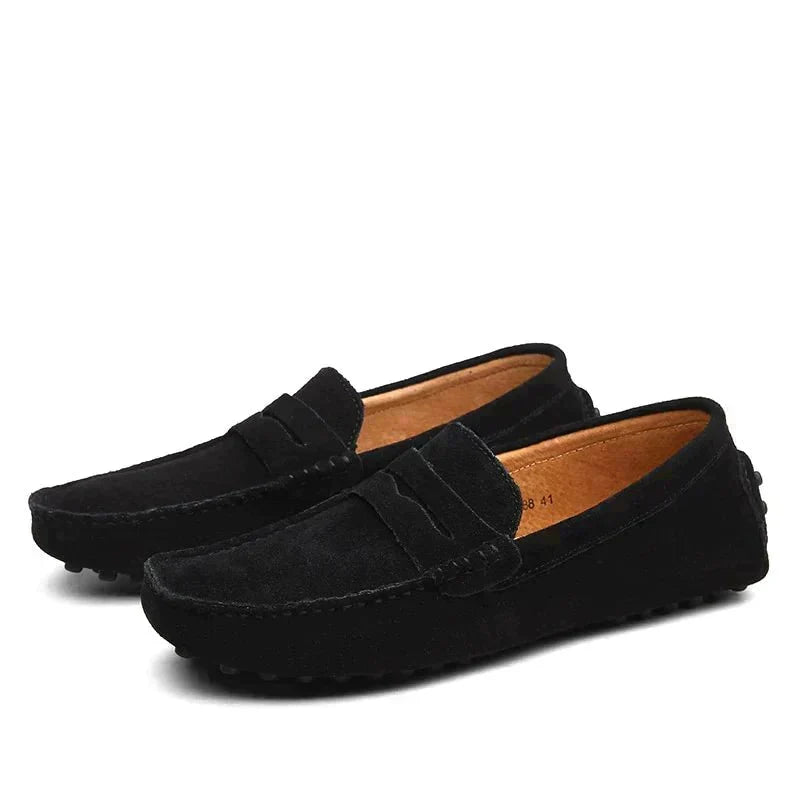 Cazel | Orthopedic Classic Loafers Supportive Comfortable Everyday Men Black comfortable shoes men leather loafers orthopedic loafers men supportive loafers walking shoes