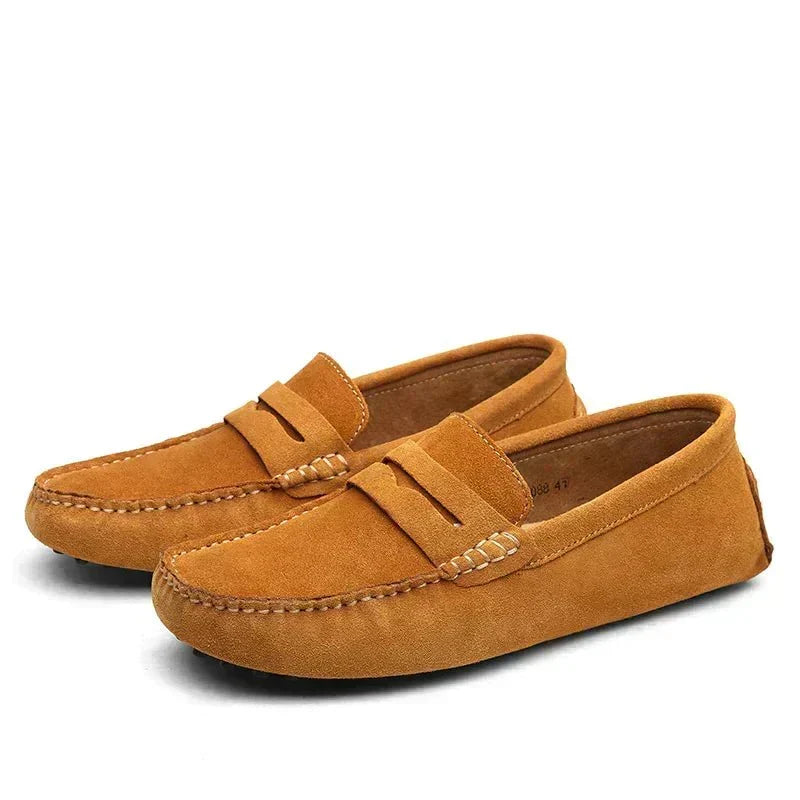 Cazel | Orthopedic Classic Loafers Supportive Comfortable Everyday Men Light Brown comfortable shoes men leather loafers orthopedic loafers men supportive loafers walking shoes