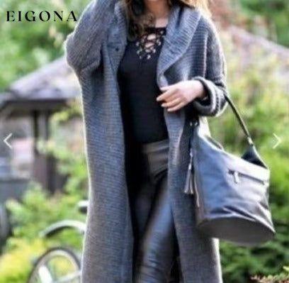 Casual Knitted Long Coat Gray also bought Best Sellings cardigan cardigans clothes Plus Size tops Topseller