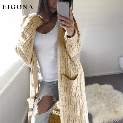Casual Warm Knitted Cardigan Khaki also bought Best Sellings cardigan cardigans clothes Sale tops Topseller