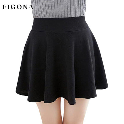 Women's Basic Versatile Flared Mini Skater Skirt __stock:200 bottoms refund_fee:1200