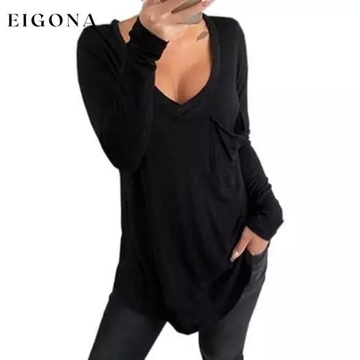 Women's Sheri Casual Top Black __stock:500 clothes refund_fee:800 tops