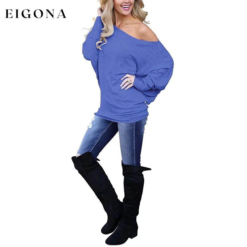 Women's Off-Shoulder Long-Sleeved Top clothes refund_fee:800 tops