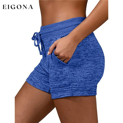 Women's Shorts Cotton Blend Blue __stock:200 bottoms refund_fee:800