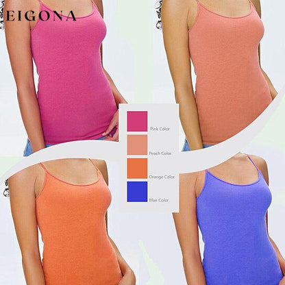 3-Pack: Mystery Deal: Women's Stretchy Camisole Spaghetti Strap Tank Top __stock:1000 clothes refund_fee:800 tops