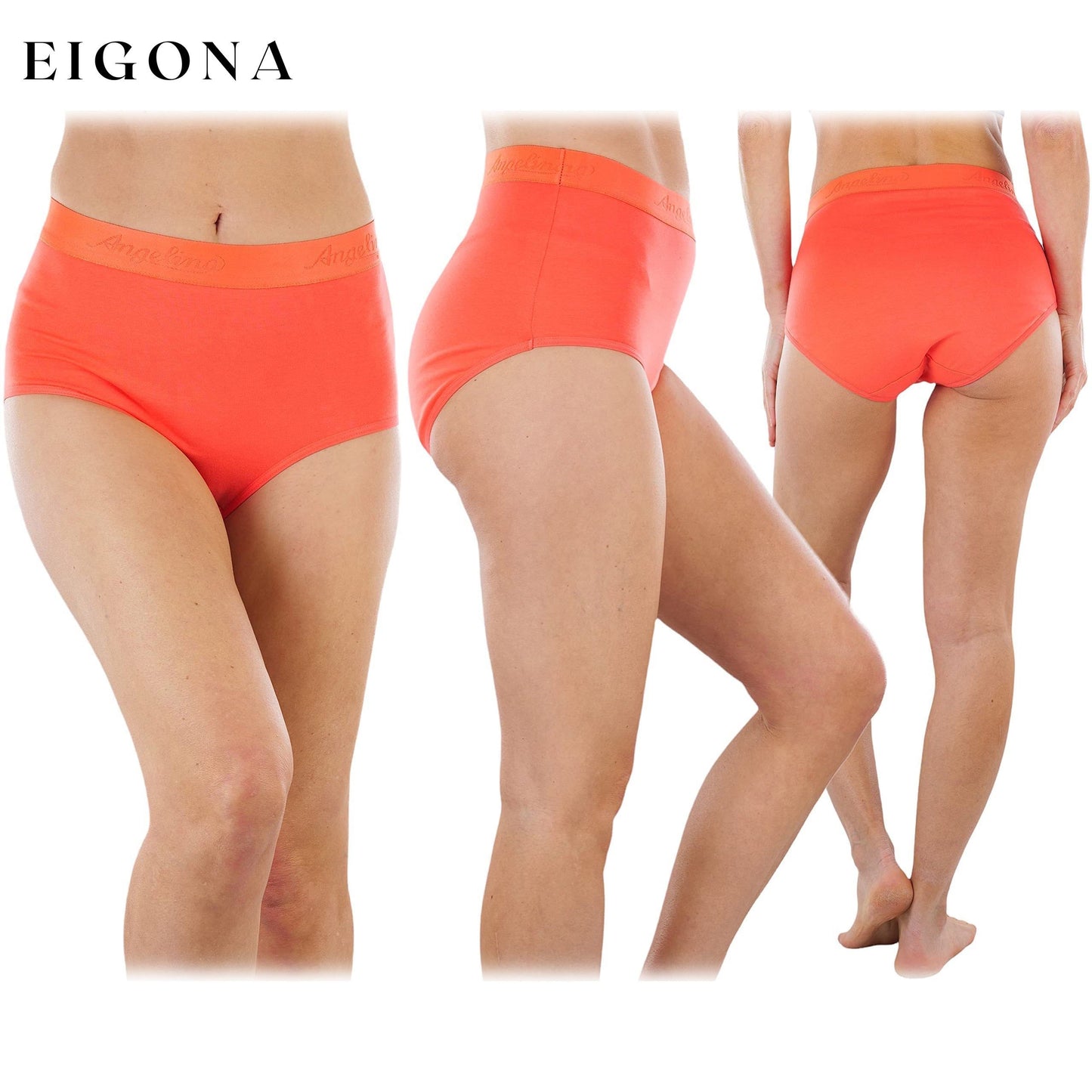 6-Pack: Women's High Waisted Solid Beach Vibe Gridle Panties __stock:100 lingerie refund_fee:1200