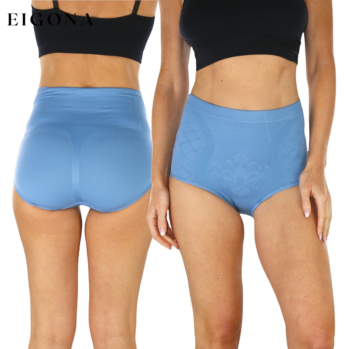 6-Pack: Women's Soft Pastel Floral Front High-Waisted Briefs __stock:100 lingerie refund_fee:1200