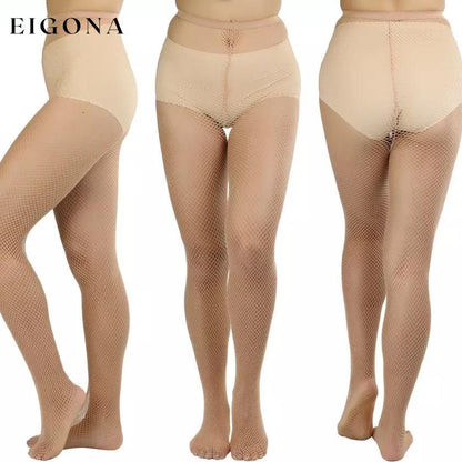 6-Pack: Women's Assorted Fishnet Sheer Microfiber Net Pantyhose Beige __stock:500 lingerie refund_fee:1200