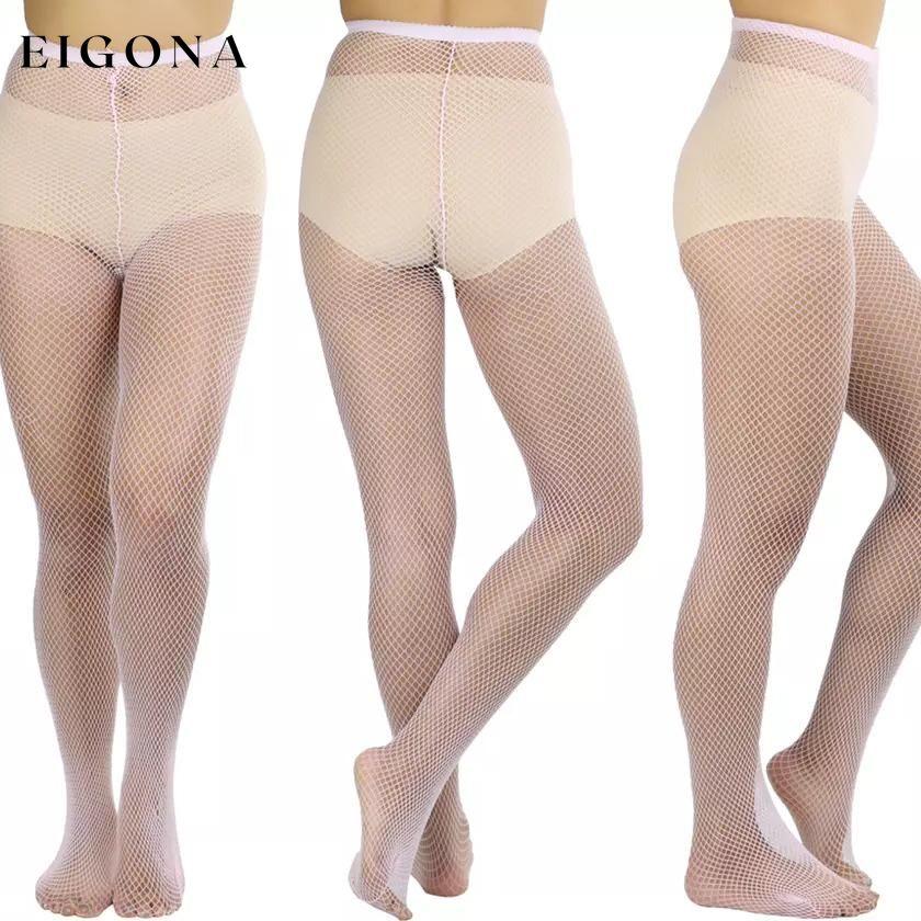 6-Pack: Women's Assorted Fishnet Sheer Microfiber Net Pantyhose Pink __stock:500 lingerie refund_fee:1200